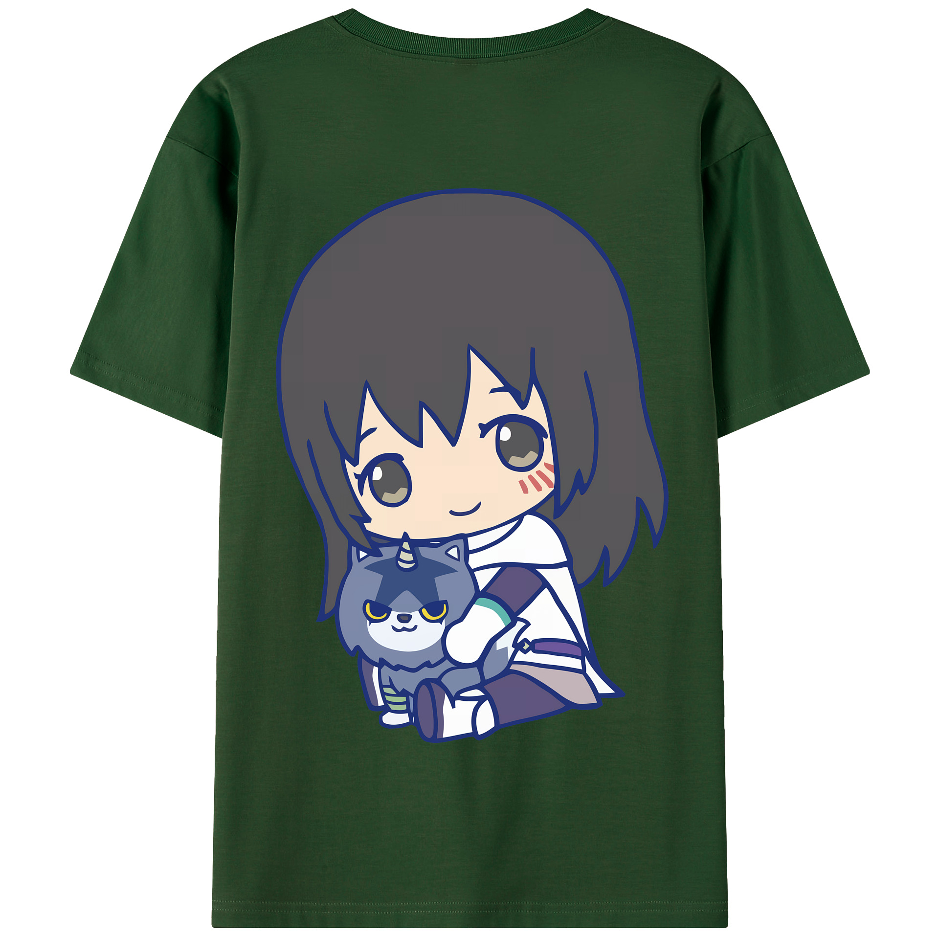 （画像用） 転スラ Regarding Reincarnated to Slime 綿100％半袖Tシャツ（背面プリント）